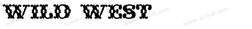 Wild West字体转换